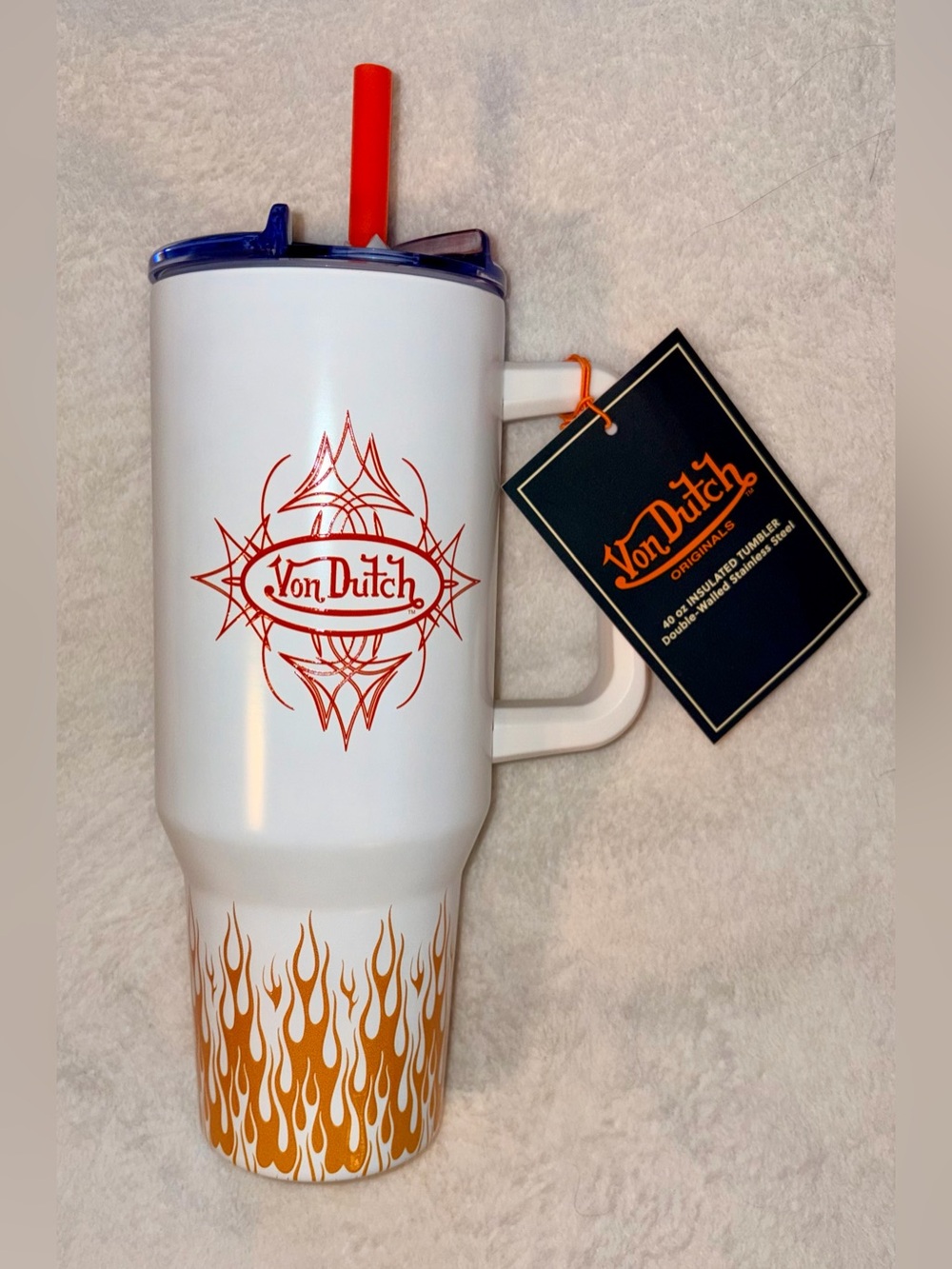 Von Dutch 40 oz Insulated Tumbler NWT!